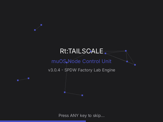 Rt:Tailscale Boot Animation